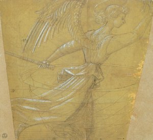 Studium kielicha z aniołem autorstwa Paolo Uccello