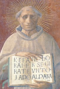 Błogosławiony Jacopone da Todi autorstwa Paolo Uccello