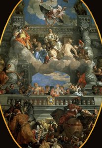 Apoteoza Wenecji, 1585. autorstwa Paolo Veronese