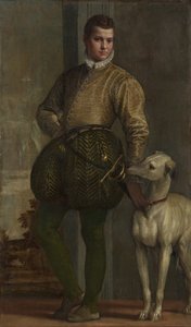 Chłopiec z chartem, prawdopodobnie 1570. autorstwa Paolo Veronese