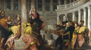 Chrystus wśród lekarzy autorstwa Paolo Veronese