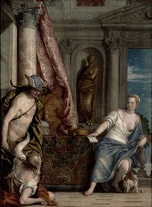 Hermes, Herse i Aglauros, ok. 1576-84 autorstwa Paolo Veronese