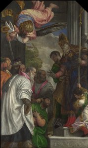 Konsekracja św. Mikołaja, 1562 autorstwa Paolo Veronese