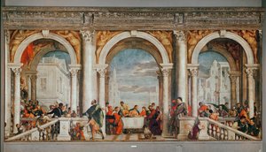 Uczta w Domu Lewiego autorstwa Paolo Veronese