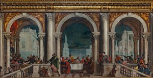 Święto w domu Lewiego, 1573. autorstwa Paolo Veronese
