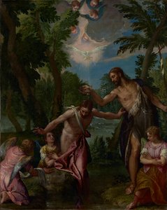 Chrzest Chrystusa autorstwa Paolo Veronese and workshop