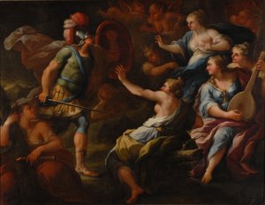 Achilles odkryty przez Ulissesa wśród córek Lycomedesa w Skyros
