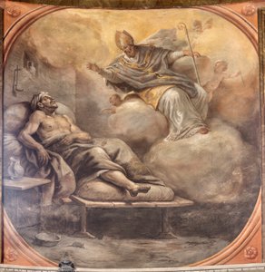Freski przedstawiające życie świętego Cataldo autorstwa Paolo di Matteis