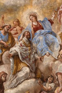 Freski przedstawiające życie świętego Cataldo autorstwa Paolo di Matteis