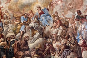 Freski przedstawiające życie świętego Cataldo autorstwa Paolo di Matteis