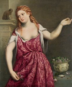 Portret młodej kobiety autorstwa Paris Bordone