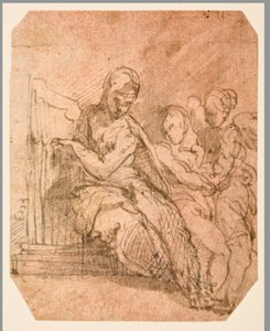 Św. Cecylia (po prawej) autorstwa Parmigianino