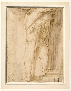 Studium nóg św. Jana Chrzciciela autorstwa Parmigianino
