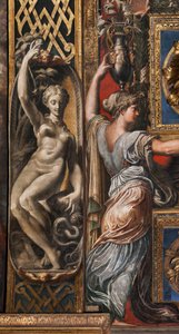 Trzy mądre dziewice i trzy głupie dziewice, fragment 3660863 autorstwa Parmigianino