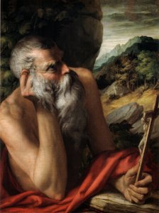 Włoski: Saint Jerome autorstwa Parmigianino