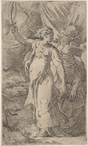 Judyta, początek XVI wieku. autorstwa Parmigianino