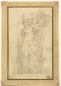 Minerwa (lub Bellona) w niszy autorstwa Parmigianino