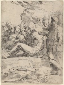 Złożenie do grobu autorstwa Parmigianino