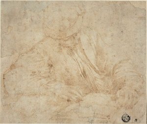 Młody mężczyzna czytający autorstwa Parmigianino