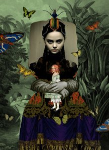 Surrealistyczna kobieta z dżungli autorstwa Pascal Bouchet-Spiegel