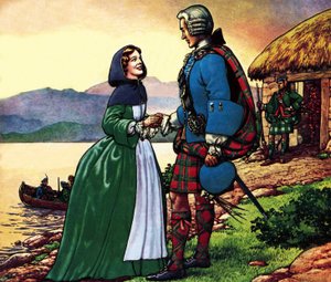 Bonnie Prince Charles i Flora Macdonald