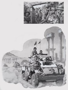 British Life Guards (gwasz na papierze)