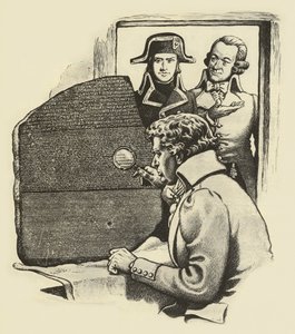 Kamień z Rosetty (litografia)