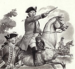 Książę Cumberland (gwasz na papierze)