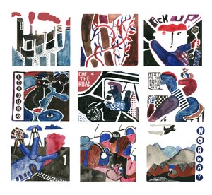Wyjazd z miasta, aby sprawdzić dziką przyrodę, 2014 (akwarela)