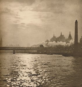 Tam, gdzie żelazna droga do Dover przecina rzekę, ok. 1935.
