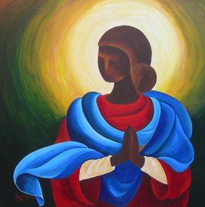 Madonna Dziewica Miłości, 2012 autorstwa Patricia Brintle