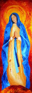 Madonna Różańcowa, 2011 autorstwa Patricia Brintle
