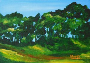 Soubois in Marmolade, 2016 (akryl na tablicy artystycznej) autorstwa Patricia Brintle