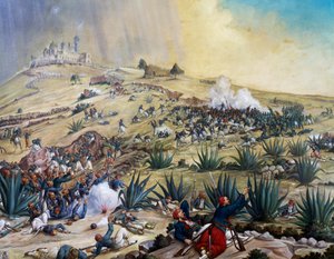 Bitwa pod Puebla, 5 maja autorstwa Patricio Ramos Ortega