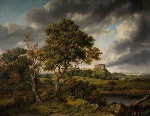 Zamek Carisbrooke, Wyspa Wight, 1831.