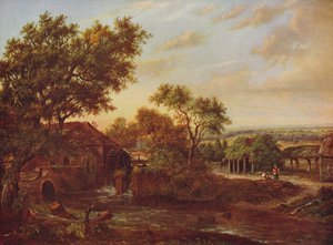 Młyn wodny, Carshalton, 1830, c1915