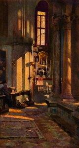 San Zaccaria, Wenecja (kolor lito) autorstwa Patrick William Adam
