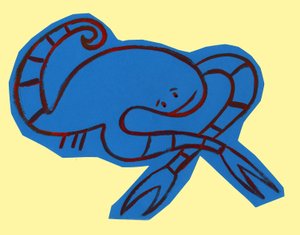 Horoskop: znak skorpiona. Ilustracja autorstwa P. La Porta. autorstwa Patrizia La Porta