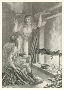 Ilustracja do Odysei Homera (litografia)
