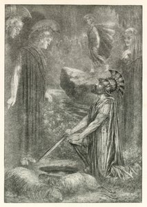 Ilustracja do Odysei Homera (litografia)
