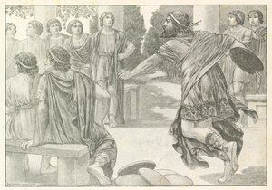 Ilustracja do Odysei Homera (litografia)