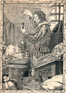 Guy Fawkes przygotowuje powolny mecz, 1902 autorstwa Patten Wilson