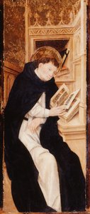 Mnich Augustyn czytający Anthiphonary autorstwa Pau Vergos