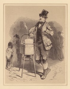Gavarni w Londynie: The Potato-Can (litho)