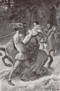 Ilustracja do The Cloister and The Hearth autorstwa Charlesa Reade (lito) autorstwa Paul (after) Hardy