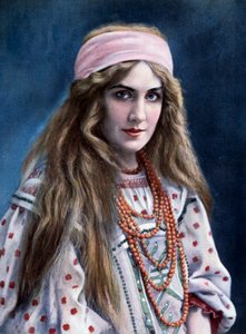 Marguerite Carre (1880-1947) w roli Snegourotczki w Śnieżnej Dziewicy Nikołaja Rimskiego-Korsakowa (1844-1908) autorstwa Paul (after) Nadar