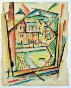 Widok przez okno autorstwa Paul Adolf Seehaus