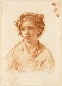 Popiersie wieśniaczki autorstwa Paul Adolphe Rajon