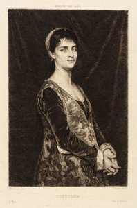Cortigiana autorstwa Paul Adolphe Rajon