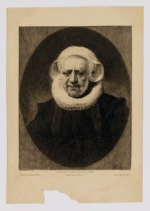 Portret starszej pani autorstwa Paul Adolphe Rajon